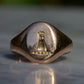 Powerful Fist Crest Signet Ring