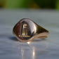 Powerful Fist Crest Signet Ring