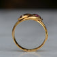 Romantic Victorian Twin Snakes Ring