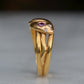 Romantic Victorian Twin Snakes Ring