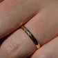 Vintage Faceted Gold Band