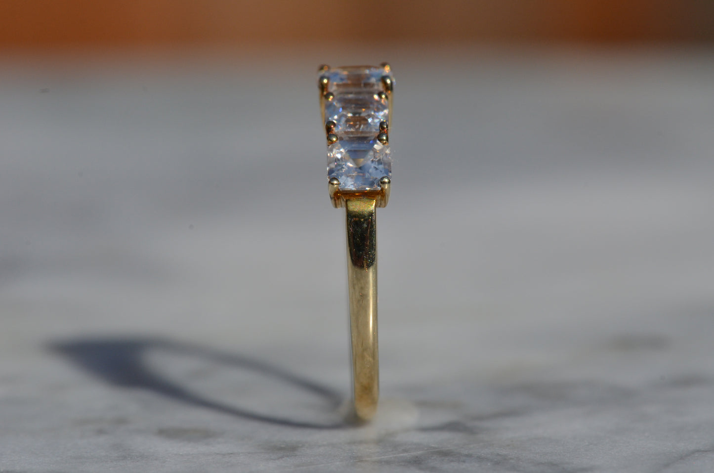 Chic Estate Zircon Five Stone Band