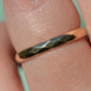 Vintage Faceted Gold Band