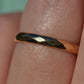 Vintage Faceted Gold Band