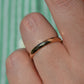 Vintage Faceted Gold Band