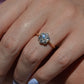 Elegant Vintage Diamond Daisy Ring