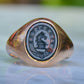 Crisp Bloodstone "Faithfully" Signet