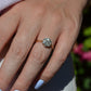 Elegant Vintage Diamond Daisy Ring