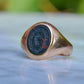 Crisp Bloodstone "Faithfully" Signet
