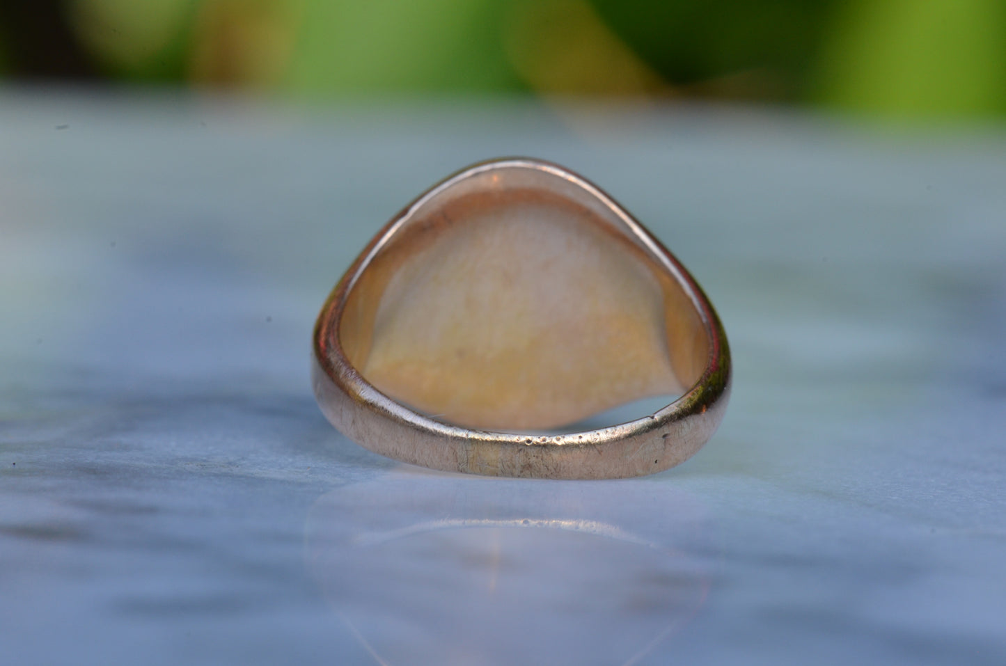 Crisp Bloodstone "Faithfully" Signet