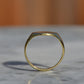 Heavy Midcentury Signet Ring MFM