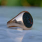 Crisp Bloodstone "Faithfully" Signet