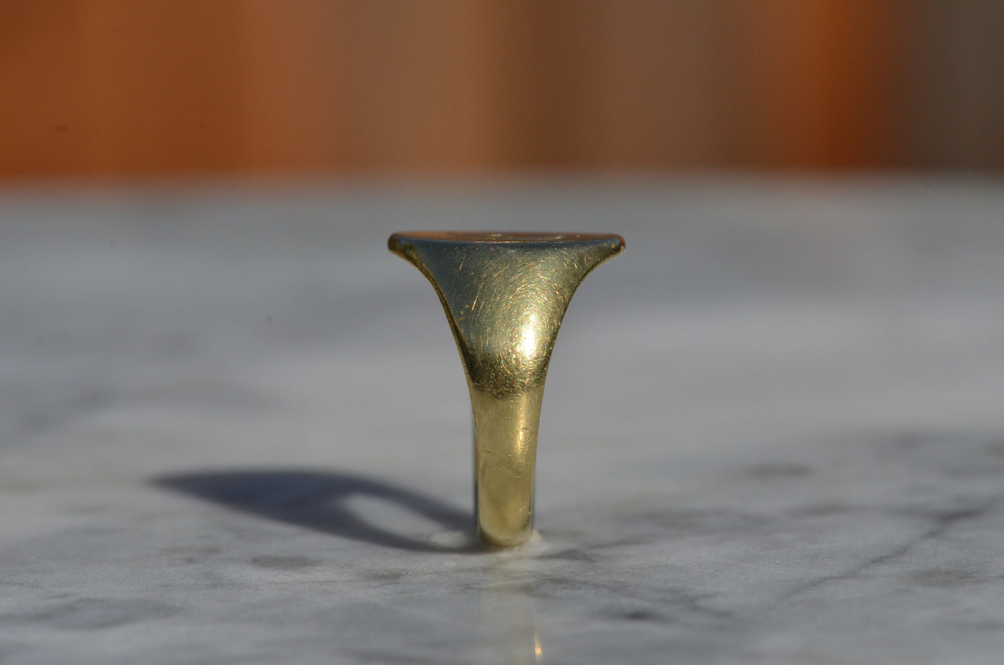 Heavy Midcentury Signet Ring MFM