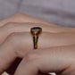 Velvety Edwardian Sapphire Navette Ring