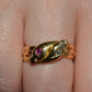 Romantic Victorian Twin Snakes Ring