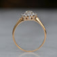 Scintillating Vintage Old Euro Cluster Ring
