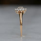 Scintillating Vintage Old Euro Cluster Ring