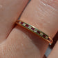Ruby and Diamond Half Eternity Band