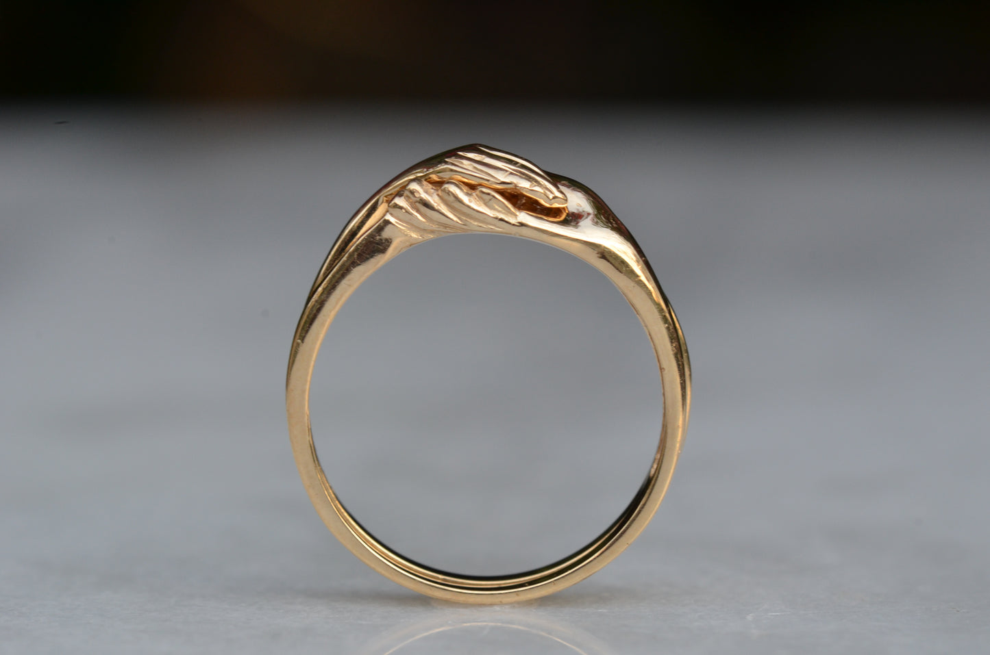 Lovely Estate Gimmel Fede Ring