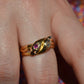 Romantic Victorian Twin Snakes Ring