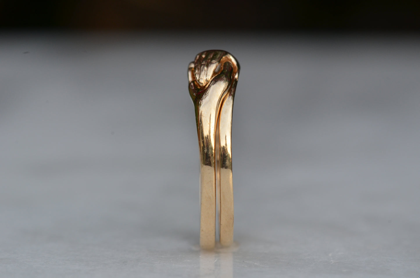 Lovely Estate Gimmel Fede Ring