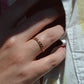 Ruby and Diamond Half Eternity Band