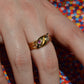 Romantic Victorian Twin Snakes Ring