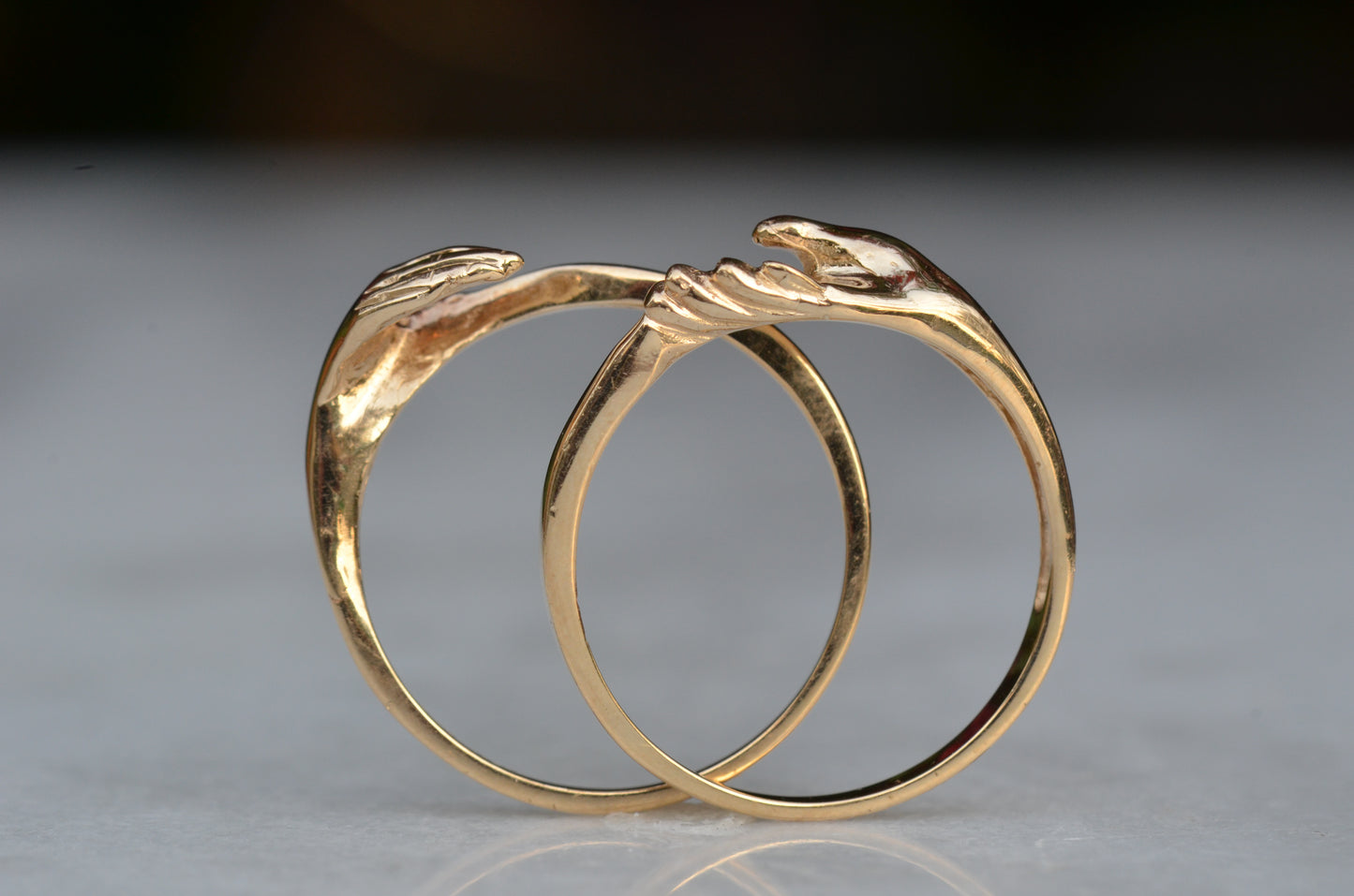 Lovely Estate Gimmel Fede Ring