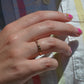 Ruby and Diamond Half Eternity Band