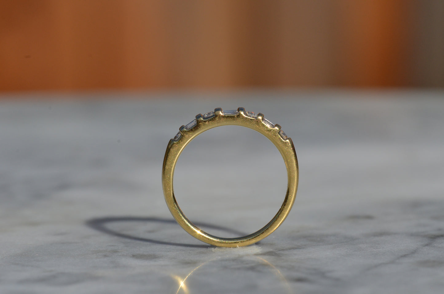 Scintillating Mixed Cut Diamond Band