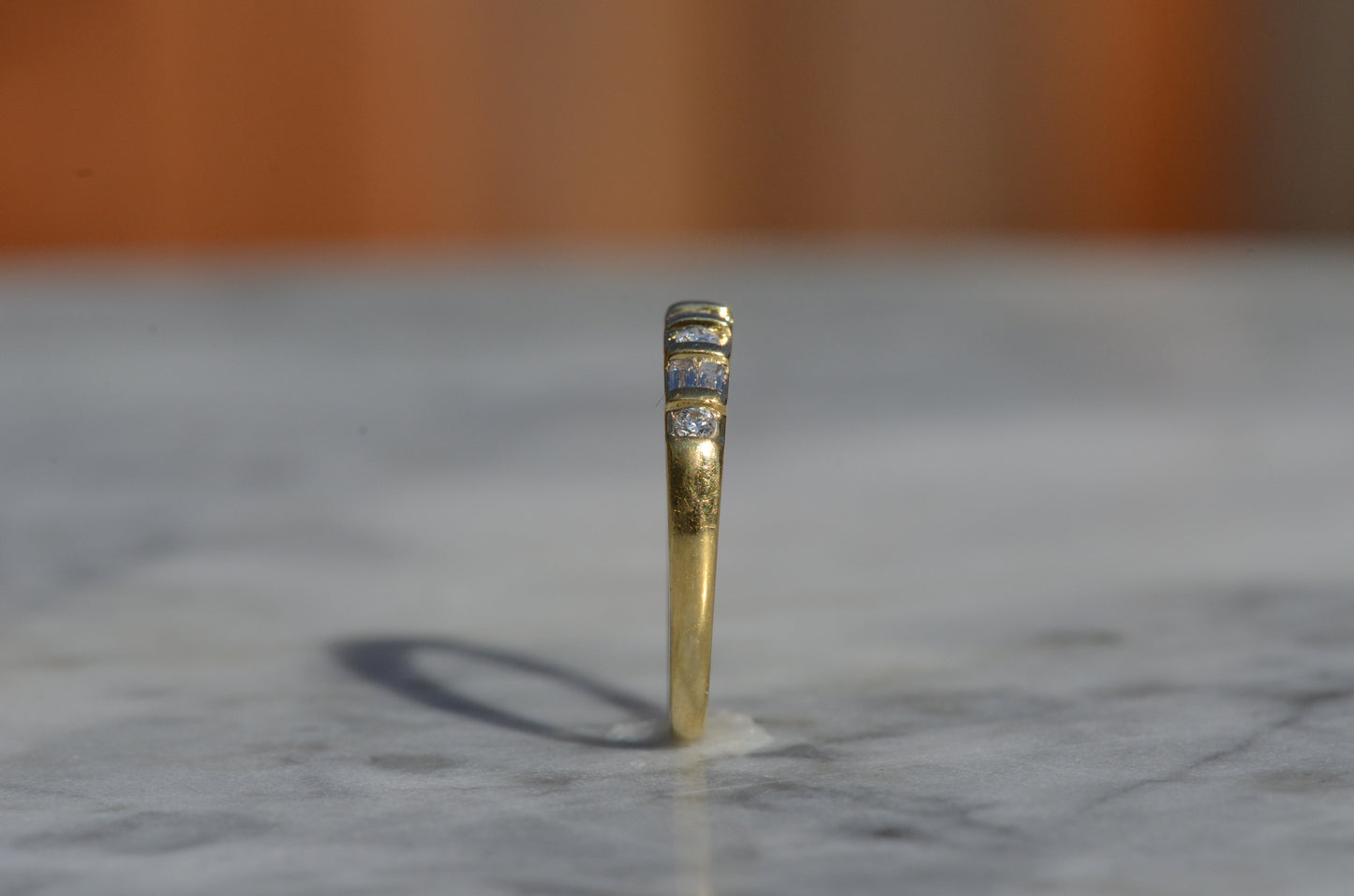 Scintillating Mixed Cut Diamond Band