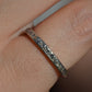 Small Vintage Platinum Eternity Band