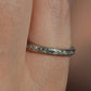 Small Vintage Platinum Eternity Band
