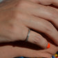 Small Vintage Platinum Eternity Band