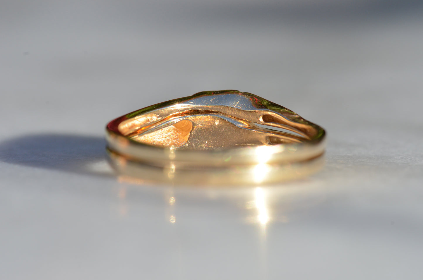 Lovely Estate Gimmel Fede Ring