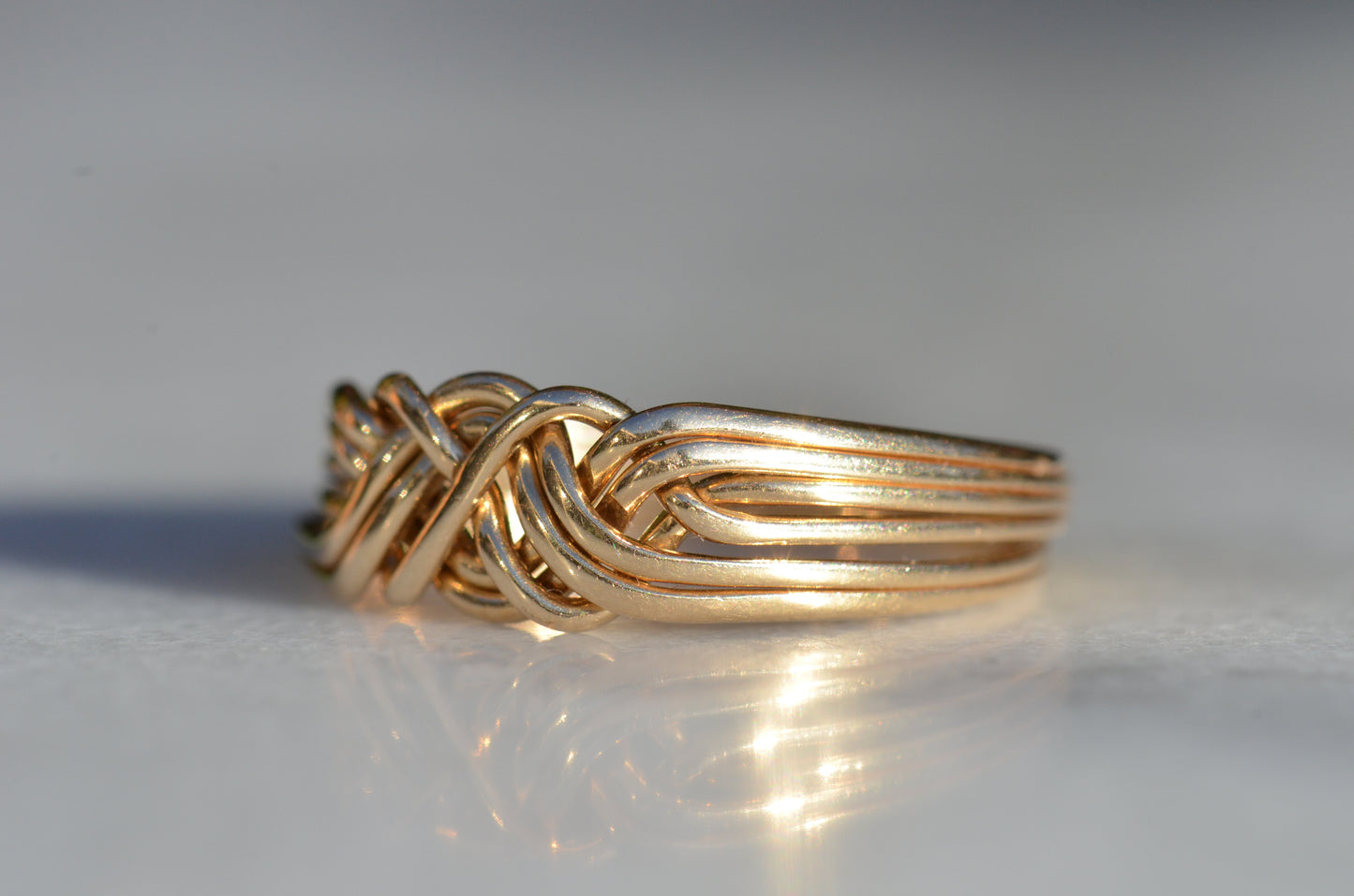 Playful Vintage Puzzle Ring