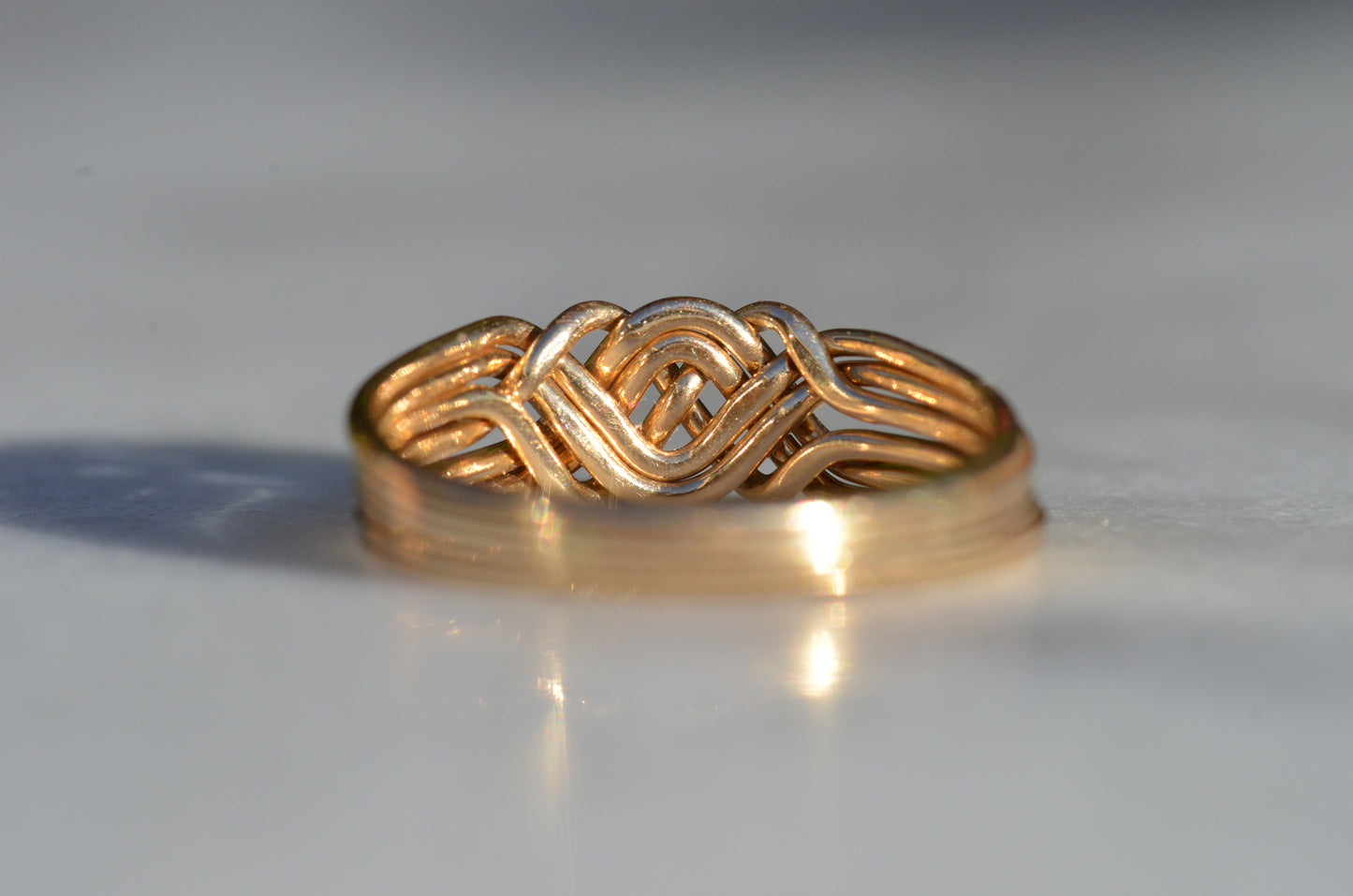 Playful Vintage Puzzle Ring