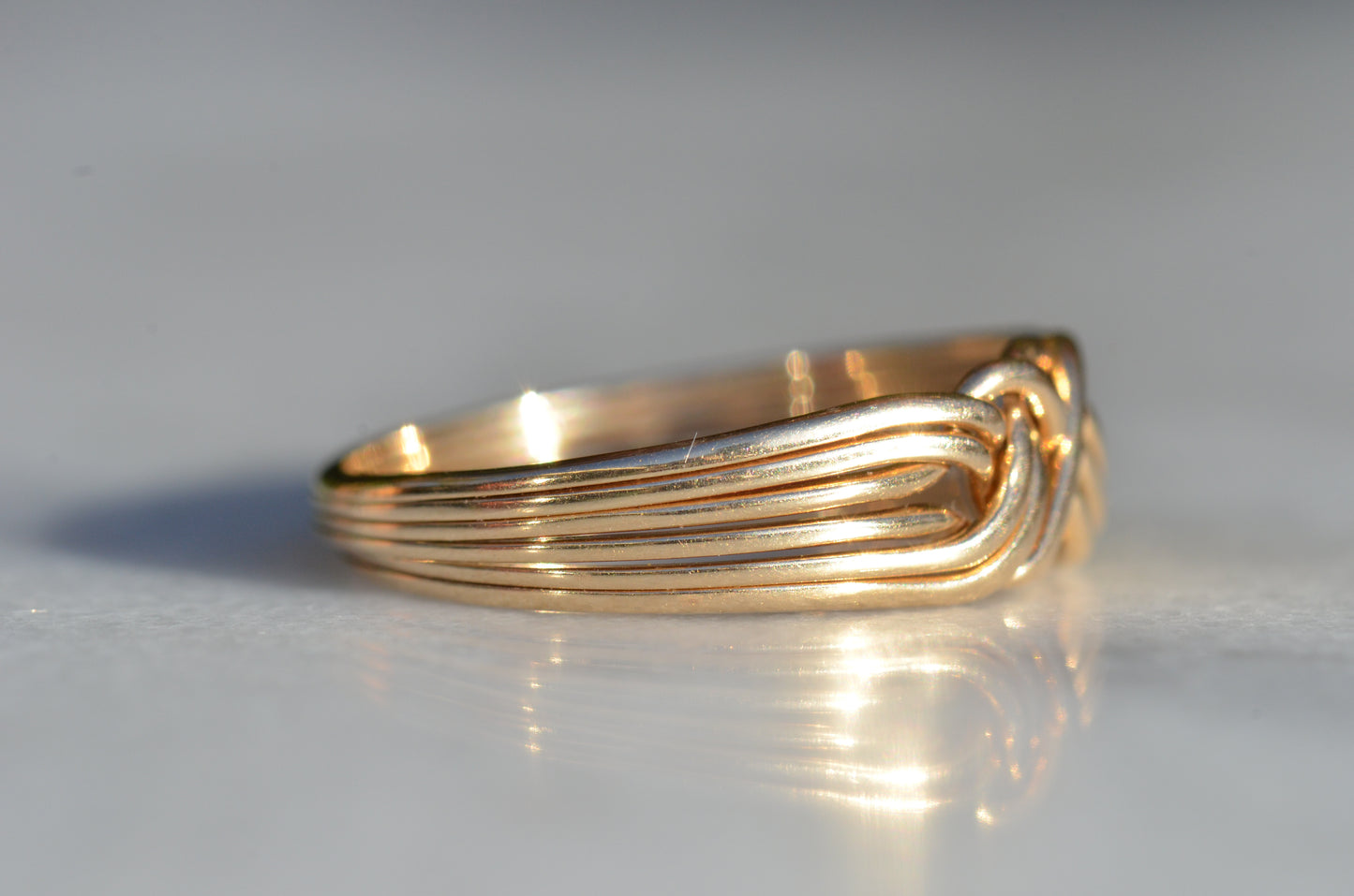 Playful Vintage Puzzle Ring