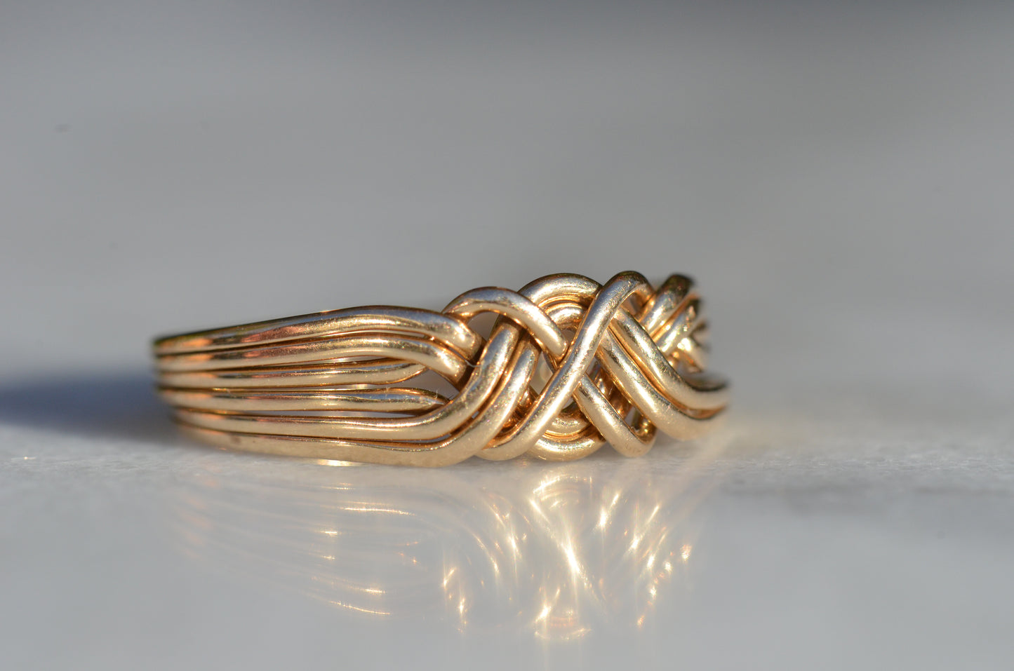 Playful Vintage Puzzle Ring