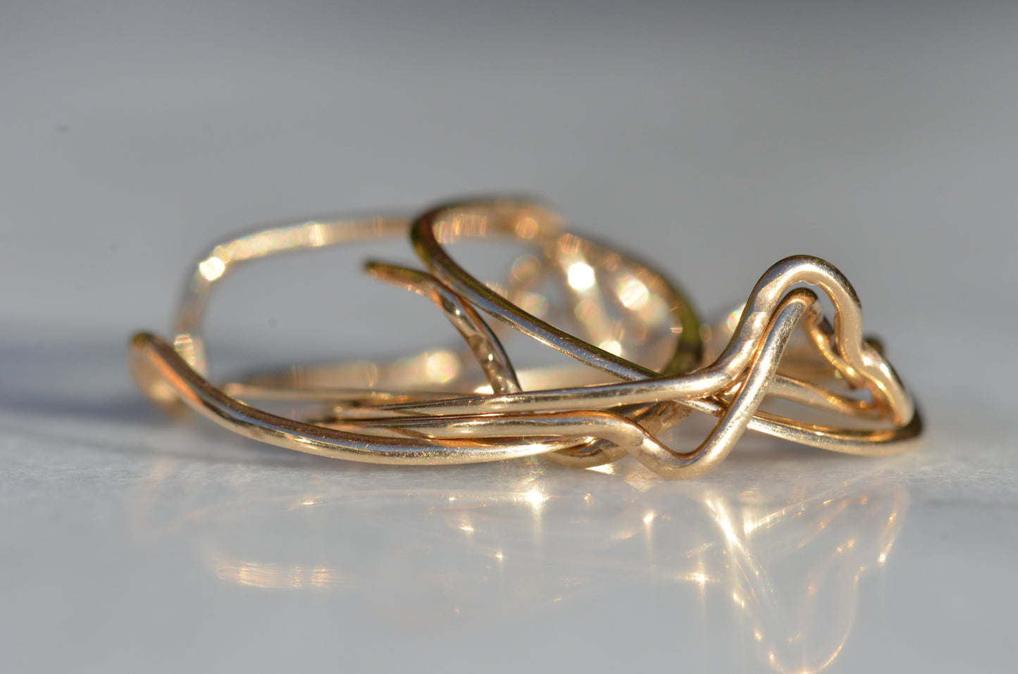 Playful Vintage Puzzle Ring