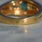 Heavy Glam French Emerald Ring