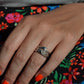 Slim Platinum Double Snake Ring