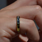 Sapphire and Diamond Half Eternity