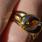 Chunky Antique Twin Snake Ring