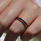 Velvety Synthetic Sapphire Eternity Band