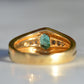 Heavy Glam French Emerald Ring