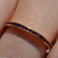 Slim Synthetic Ruby Eternity Band