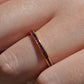 Slim Synthetic Ruby Eternity Band