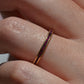 Slim Synthetic Ruby Eternity Band