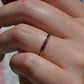 Slim Synthetic Ruby Eternity Band